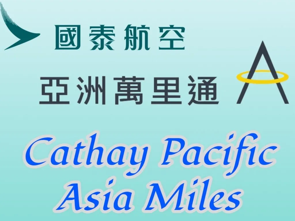 Cathay Pacific and Asia Miles logos
