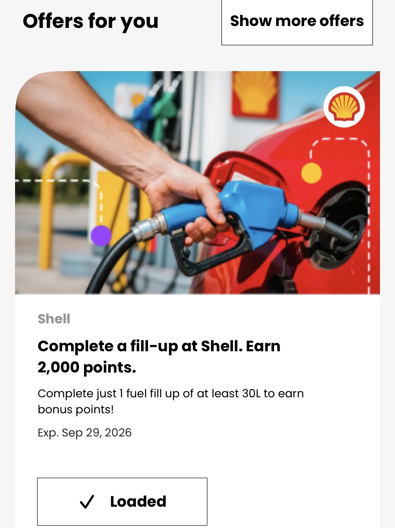 Shell Scene+ offer