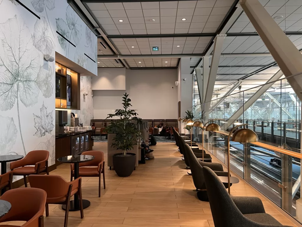 Regular Plaza Premium lounge at Vancouver International Airport