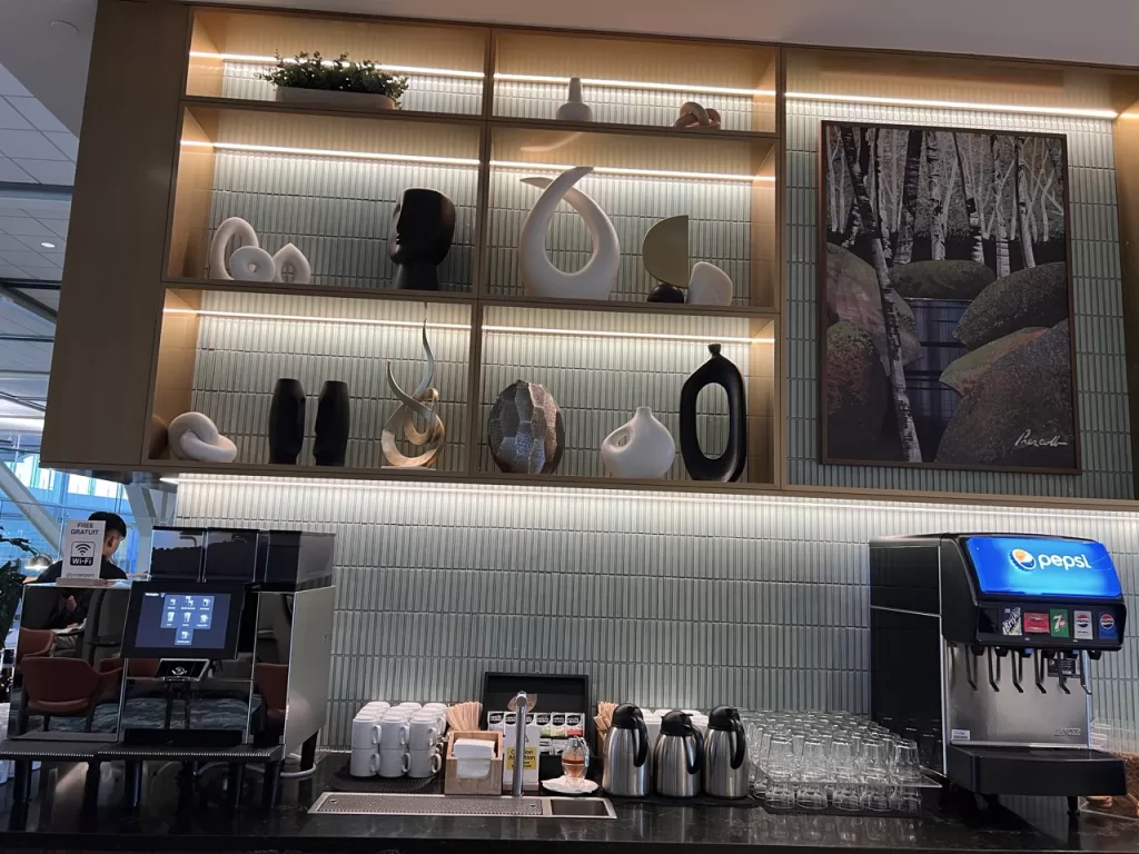 Regular Plaza Premium lounge at Vancouver International Airport
