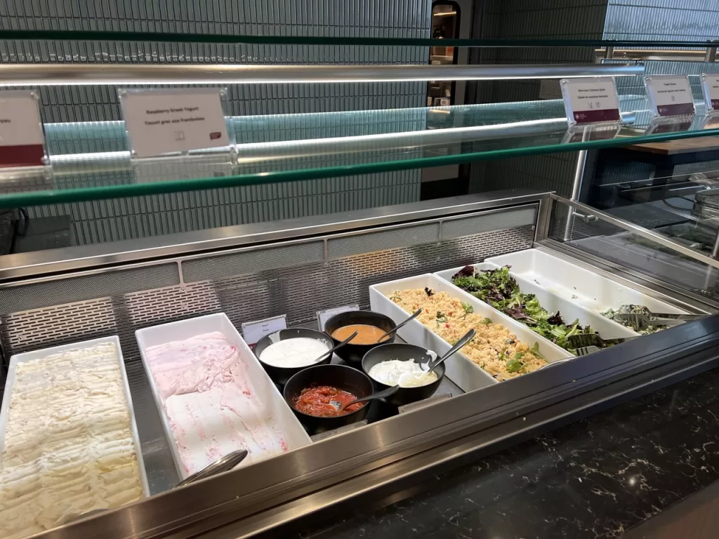 Regular Plaza Premium lounge at Vancouver International Airport