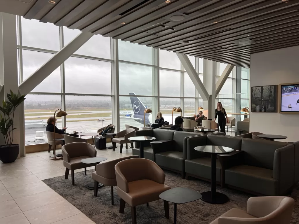 Regular Plaza Premium lounge at Vancouver International Airport
