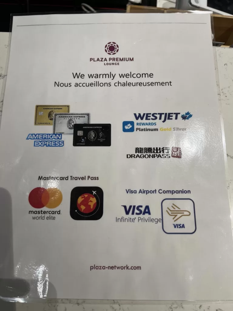 Plaza Premium First access options